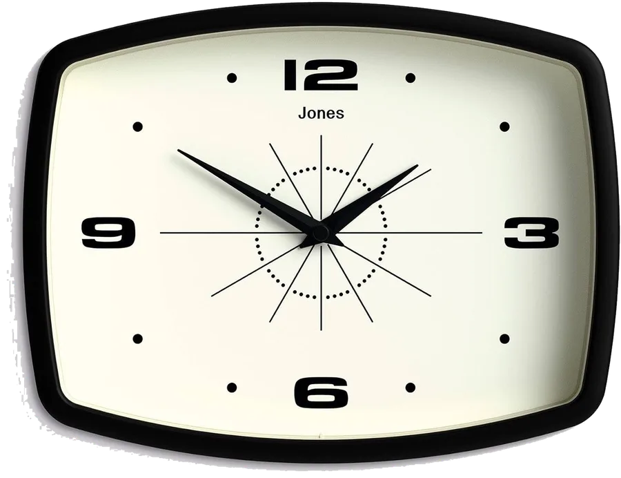 Jones Clocks Movie Retro Wall Clock