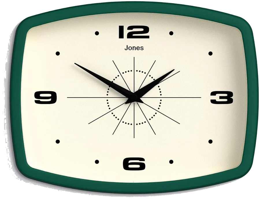 Jones Clocks Movie Retro Wall Clock