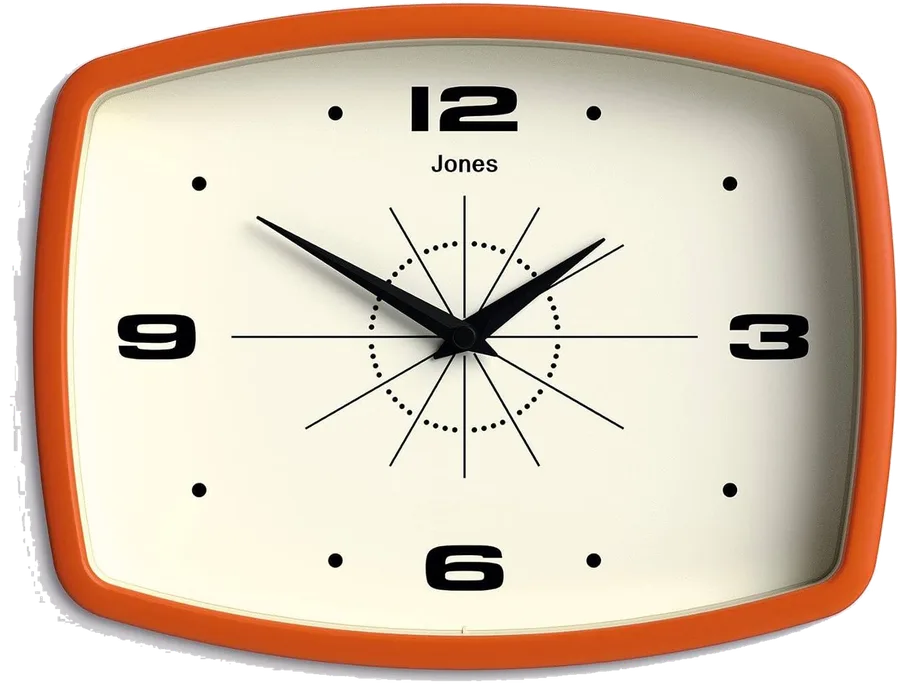 Jones Clocks Movie Retro Wall Clock