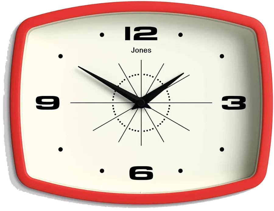 Jones Clocks Movie Retro Wall Clock
