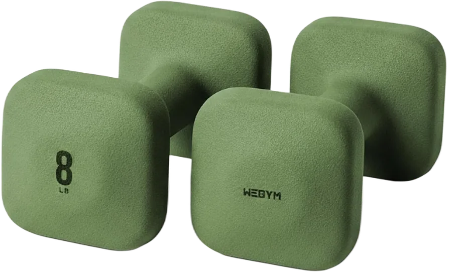 WeGym SafeGrip Dumbbells 8lb